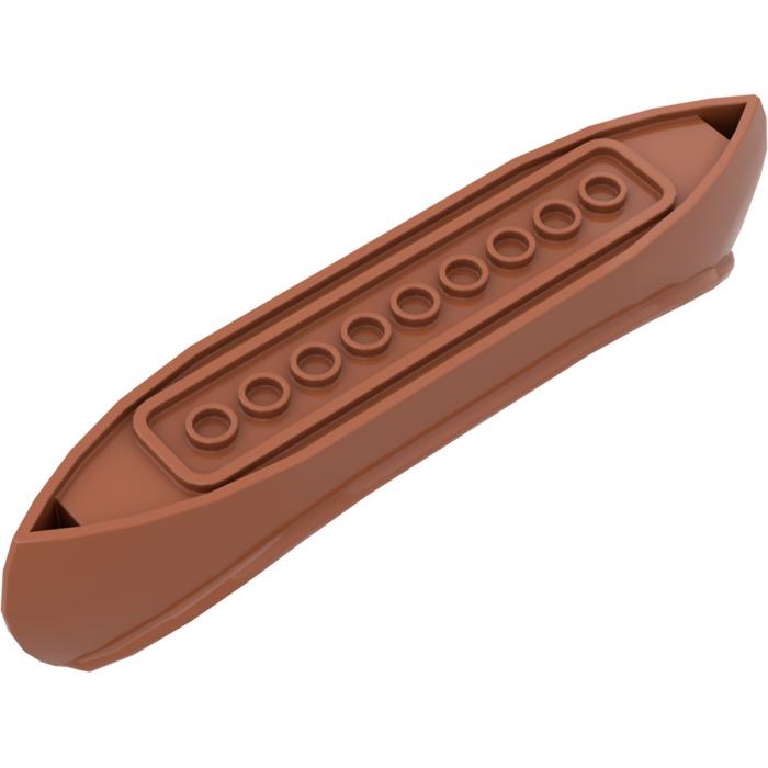 <樂高人偶小舖>正版樂高 LEGO 深橘 6344066 小船 獨木舟 紅色缺貨 6021 87585-細節圖4