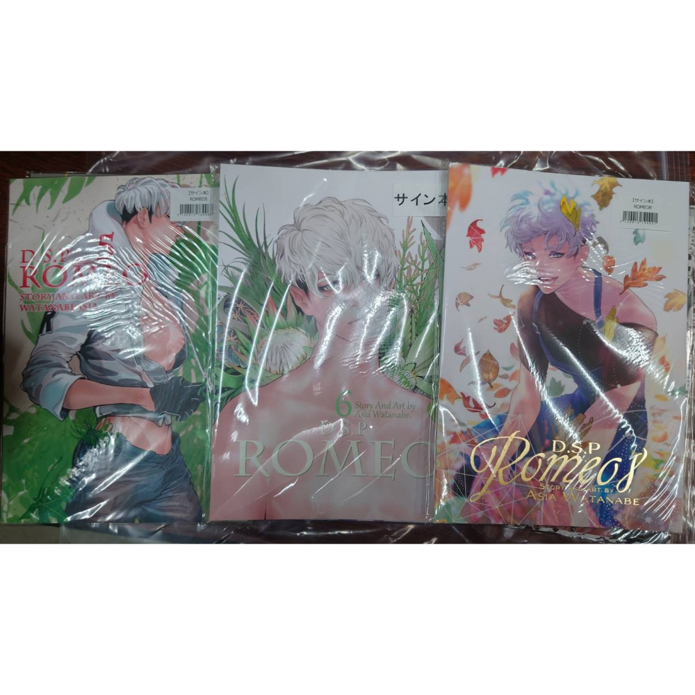 原文書 ROMEO 商業誌番外 1-9 簽名本 作者：わたなべあじあ BL漫畫-細節圖3