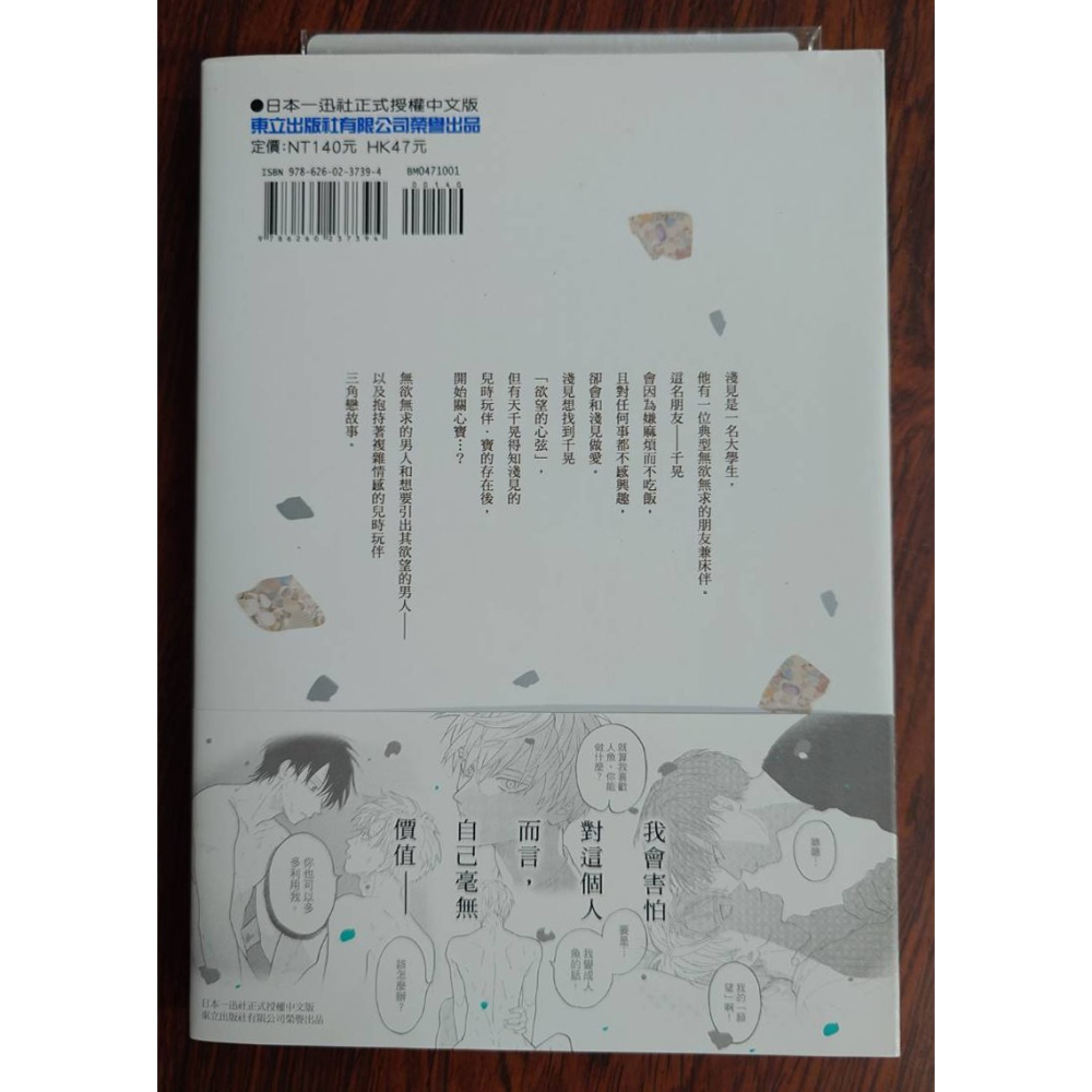 二手 海豚的耳骨 首刷普版 作者：灼 BL漫畫-細節圖2