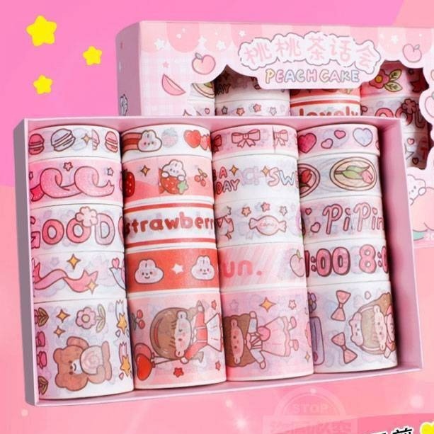 手帳文具控必備紙膠帶20入/盒 X0028-規格圖4