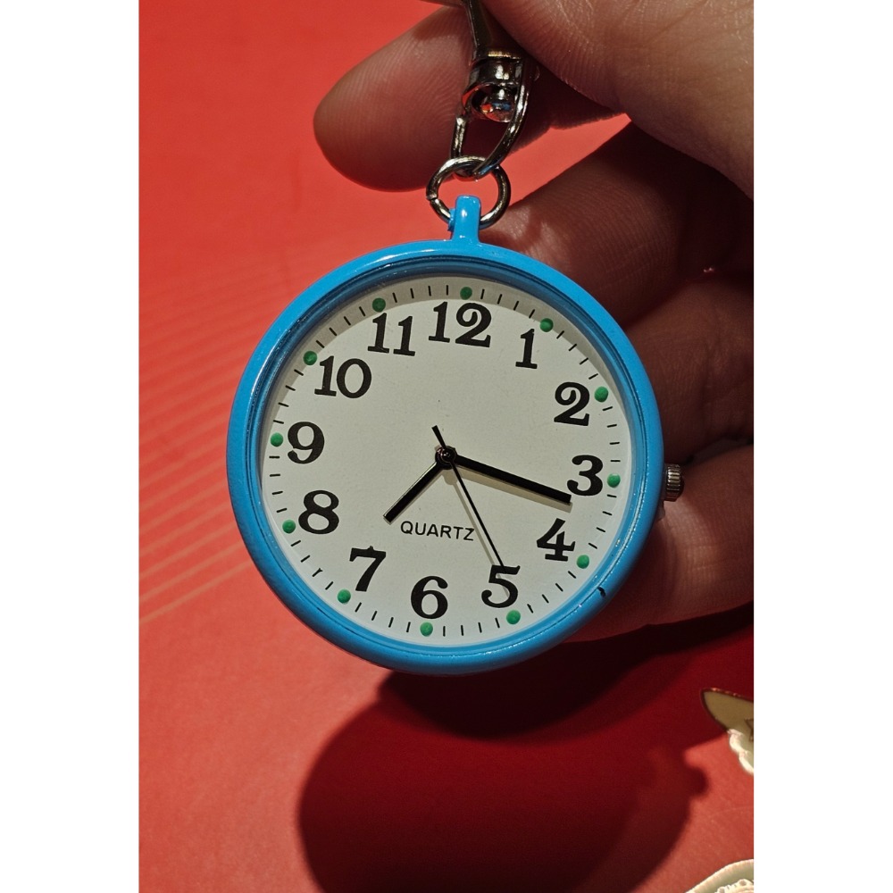 時尚大錶盤數字懷錶掛飾 X0033-規格圖5