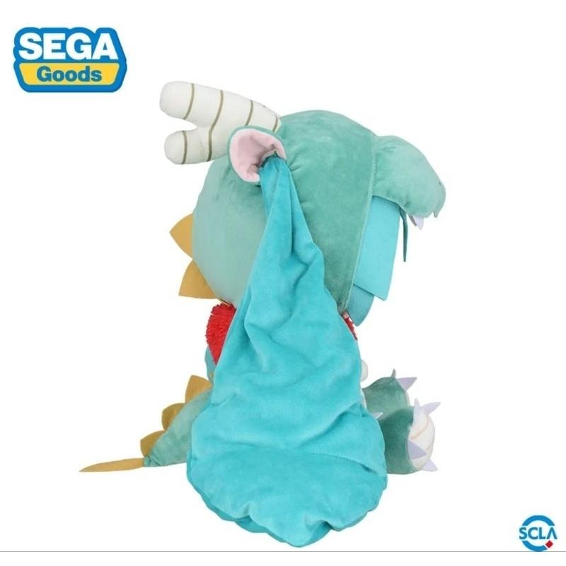 初音未來 miku 2024 龍年微笑坐姿大娃娃 SEGA 大陸代理正版 非夾物 生日禮物 交換禮物 X0181-細節圖7