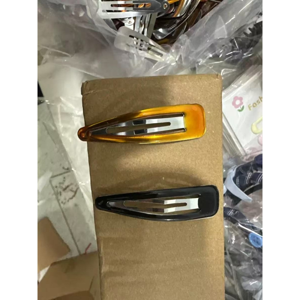 韓系氣質簡約風瀏海水滴髮夾10入 X0473-細節圖5