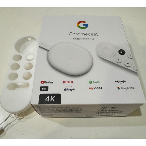 Google Chromecast 電視盒 支援 Google TV 4K/聯強國際公司貨)