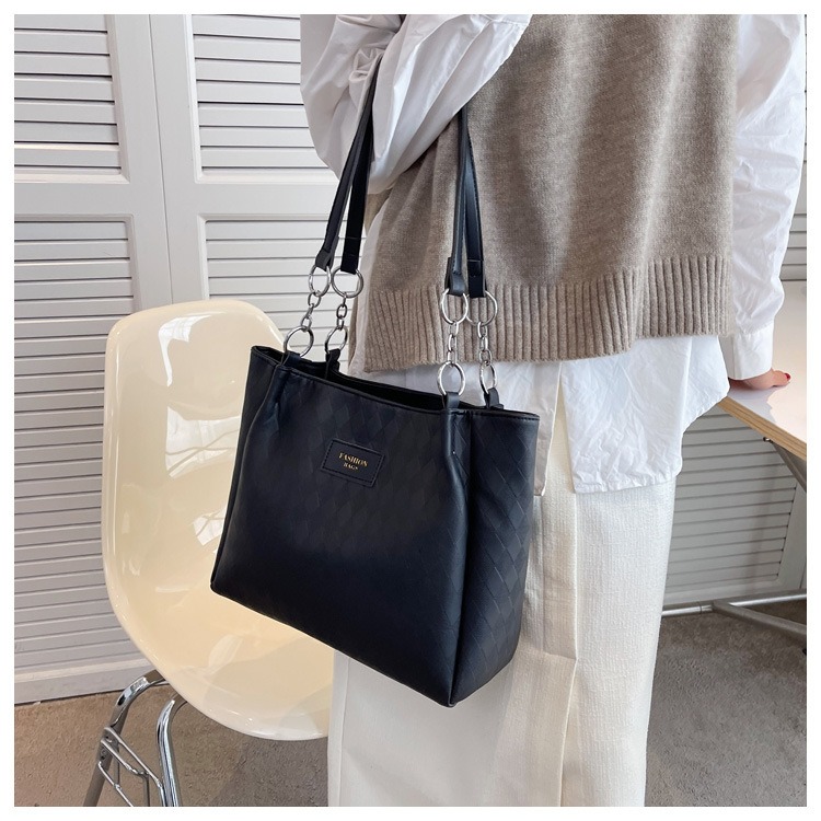 ⚡️現貨✨ 2023 新款托特包女生 大容量托特包 側背包女 單肩斜挎包 斜跨包女 時尚簡約百搭包包 通勤包  斜背包-細節圖10