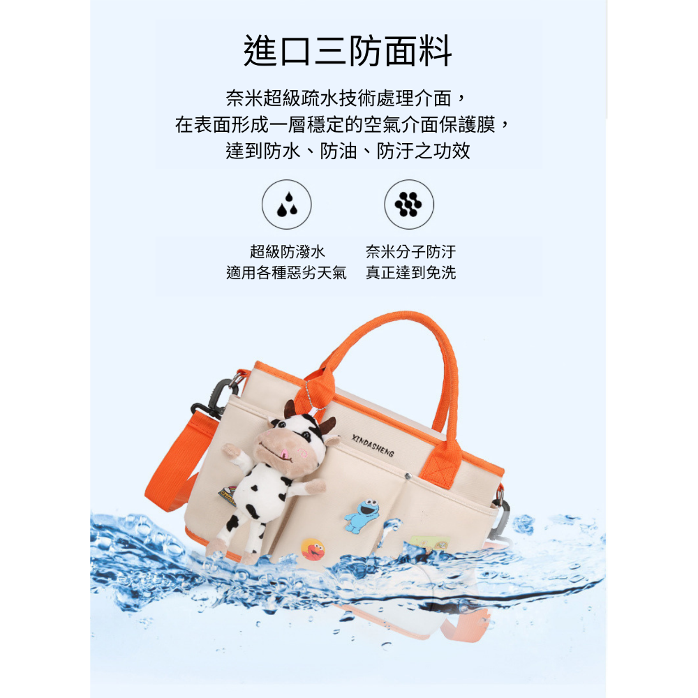 ⚡️現貨✨ 多功能媽媽包 大容量 大開口  多格層 奶瓶尿布母嬰包 便攜旅遊媽咪包 待產包 媽媽背包-細節圖4