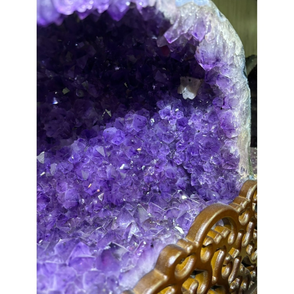 正巴西高級紫晶洞鈦晶洞/招財/鎮宅/化煞/貴人-細節圖4