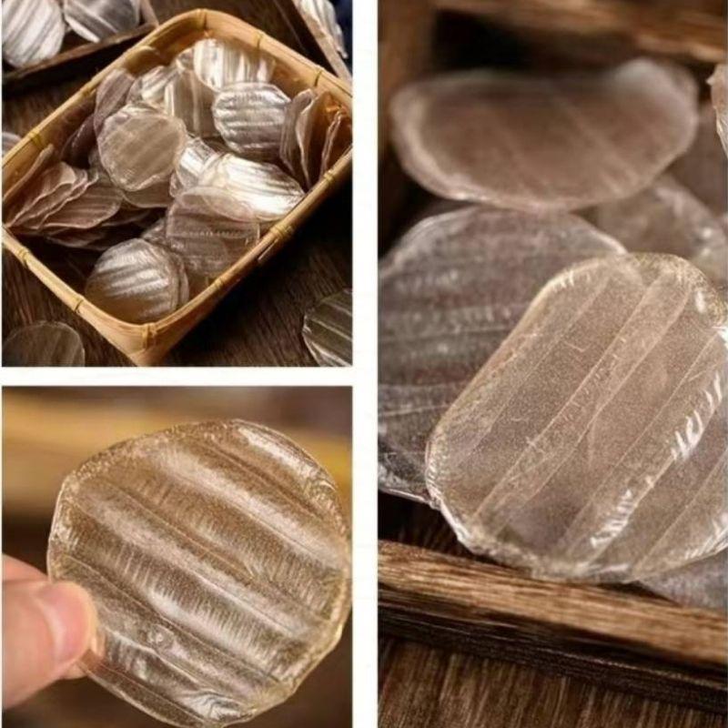 紅薯小粉皮【現貨】紅薯粉 涼皮 乾涼皮 紅薯粉 200克 涼拌 紅燒 麻醬 露營-細節圖2