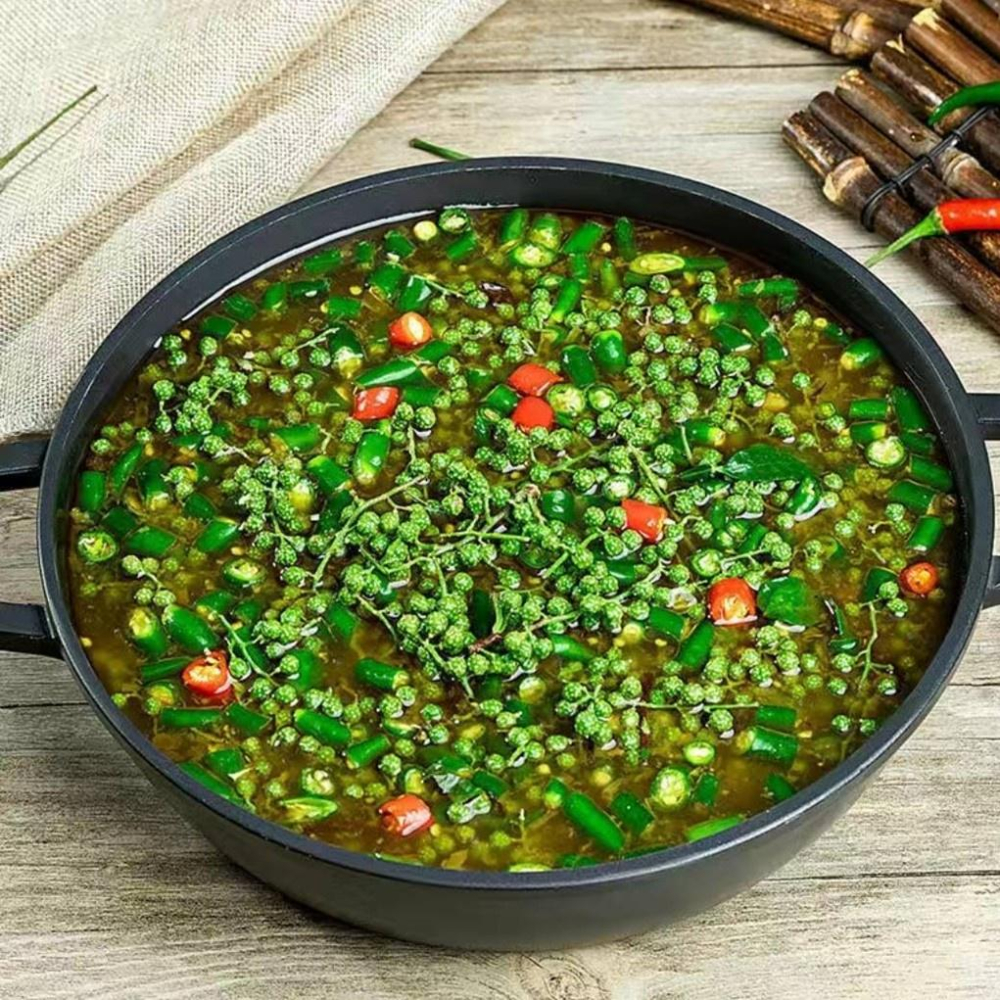 【現貨24H】德莊麻辣火鍋 青一色 青花椒火鍋底料 麻辣火鍋 青花椒 花椒火鍋 椒麻火鍋 麻辣火鍋-細節圖4