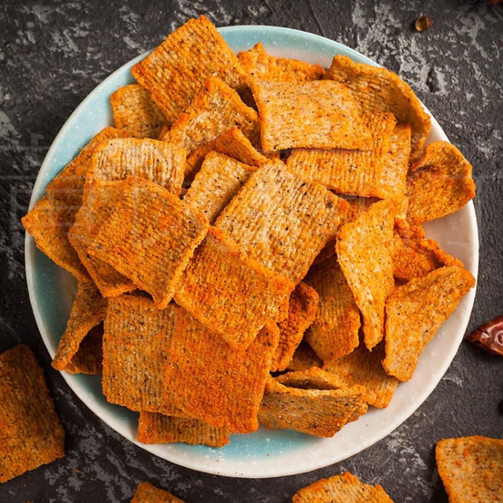 【現貨24H】花椒鍋巴 餅乾 花椒餅乾 椒麻 麻辣 椒鹽餅乾 下午茶 下酒 露營 小點心 薯片-細節圖4