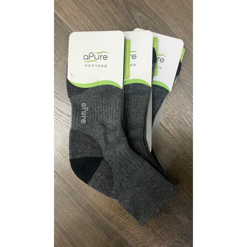 全新apure運動除臭襪男款L買3送1-細節圖2