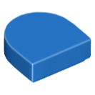 正版樂高LEGO零件(全新) 24246  Tile, Round 1 x 1 半圓形延伸平滑片-規格圖1