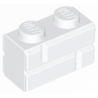 正版樂高LEGO零件(全新) 98283 城堡磚-規格圖2