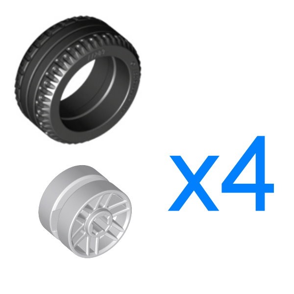 11209輪胎+淺灰色輪框+65202底盤