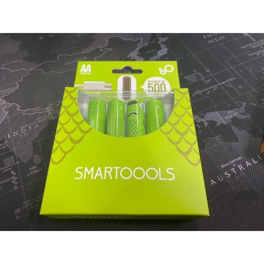 台灣現貨 SMARTOOLS TYPE-C 1.2v 充電 鎳氫電池 充電電池 三號 四號 3號 4號  附1對4充電線-細節圖5