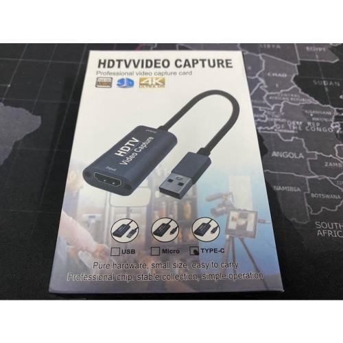 台灣現貨 HDMI USB TYPE-A TYPE-C 影像 擷取卡 採集卡 1080p VLC、OBS 、Amcap
