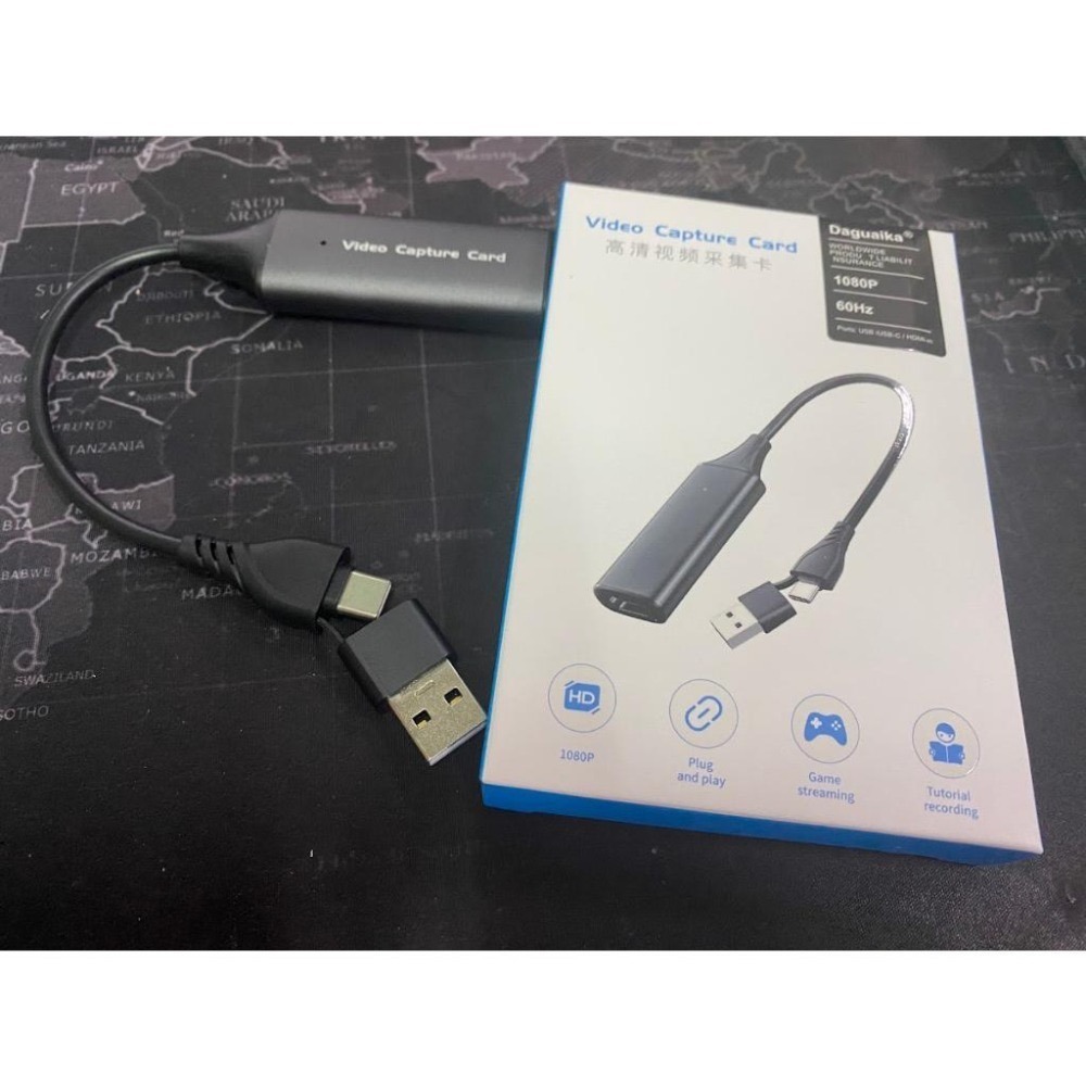 台灣現貨 HDMI USB TYPE-A TYPE-C  影像 擷取卡 採集卡 1080p VLC、OBS 、Amcap-細節圖3