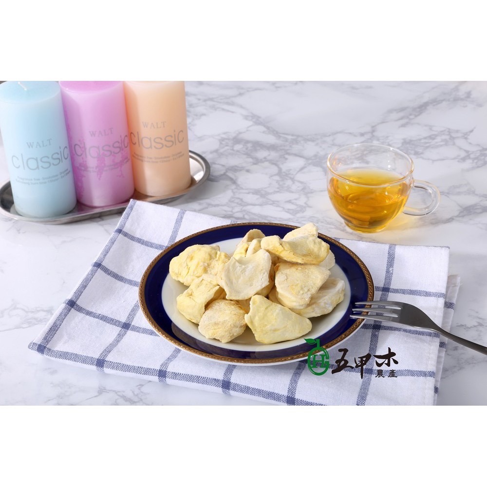 多包優惠 現貨供應 50g裝，😋五甲木榴槤乾😋非油炸，冷凍乾燥技術，泰國榴槤乾，無添加任何添加物，一口接一口👍-細節圖2