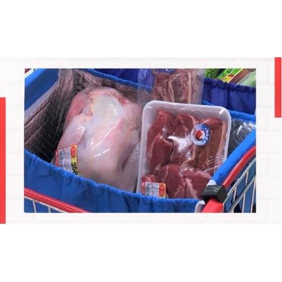 PO SHOPღ可掛式推車購物保冰保溫袋(內層鋁箔)-細節圖2