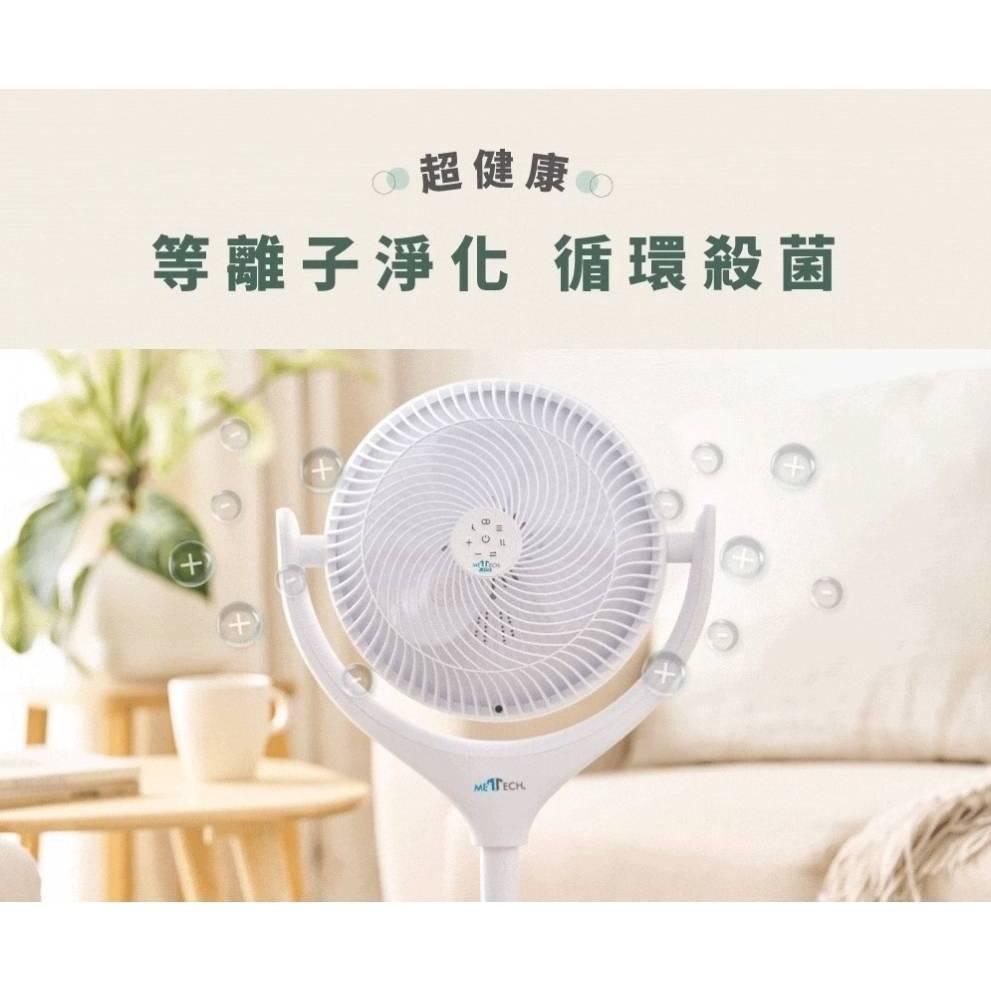Meetech《雙風球》360° + 360° 雙面淨化循環扇 ✓雙向出風 ✓高效換氣 ✓循環淨化 節能省電高效能 免運-細節圖2