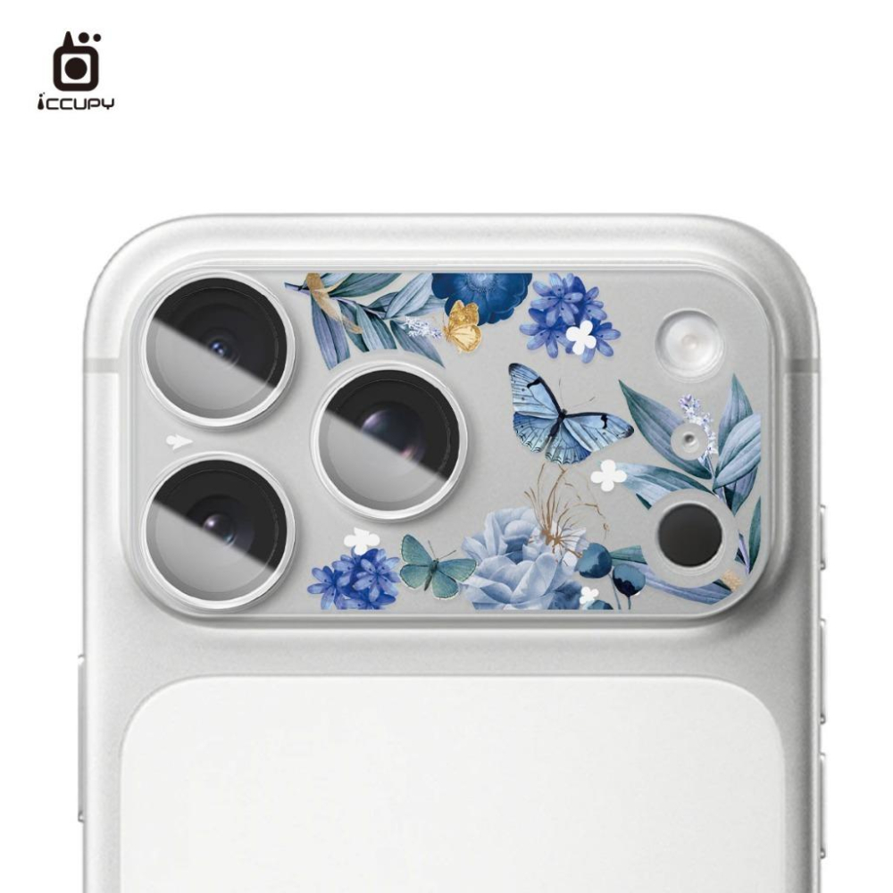 【INS可愛風】iphone17 pro系列 鏡頭底座(不含鏡頭)&logo區保護 鏡頭霧面底座保護貼-細節圖8