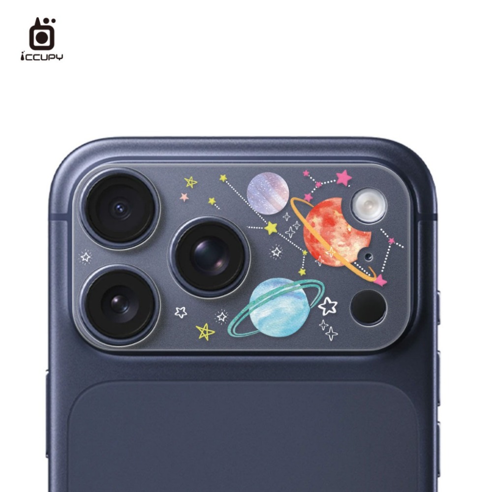 【INS可愛風】iphone17 pro系列 鏡頭底座(不含鏡頭)&logo區保護 鏡頭霧面底座保護貼-規格圖13