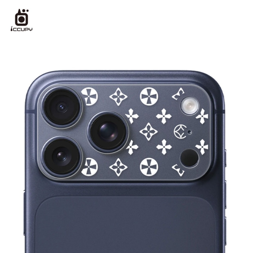 【INS可愛風】iphone17 pro系列 鏡頭底座(不含鏡頭)&logo區保護 鏡頭霧面底座保護貼-規格圖13