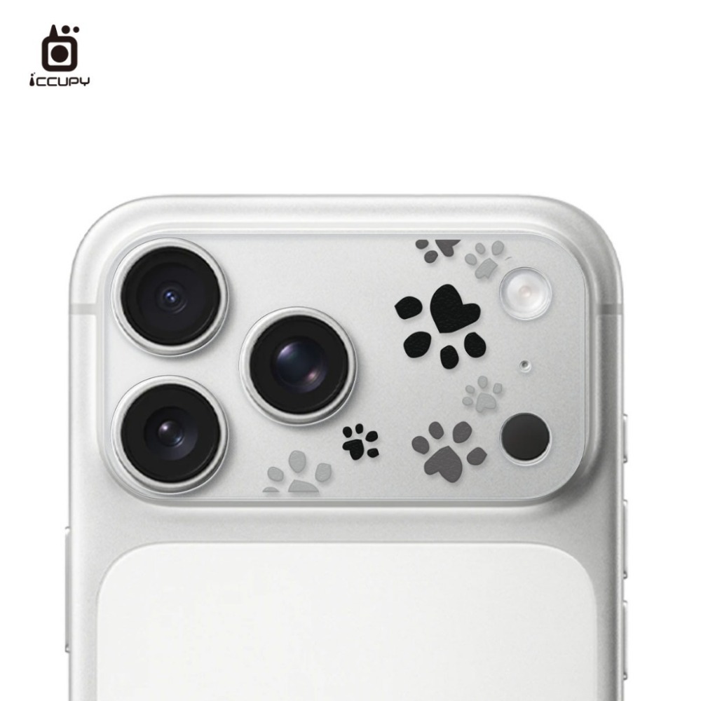 【INS可愛風】iphone17 pro系列 鏡頭底座(不含鏡頭)&logo區保護 鏡頭霧面底座保護貼-規格圖13