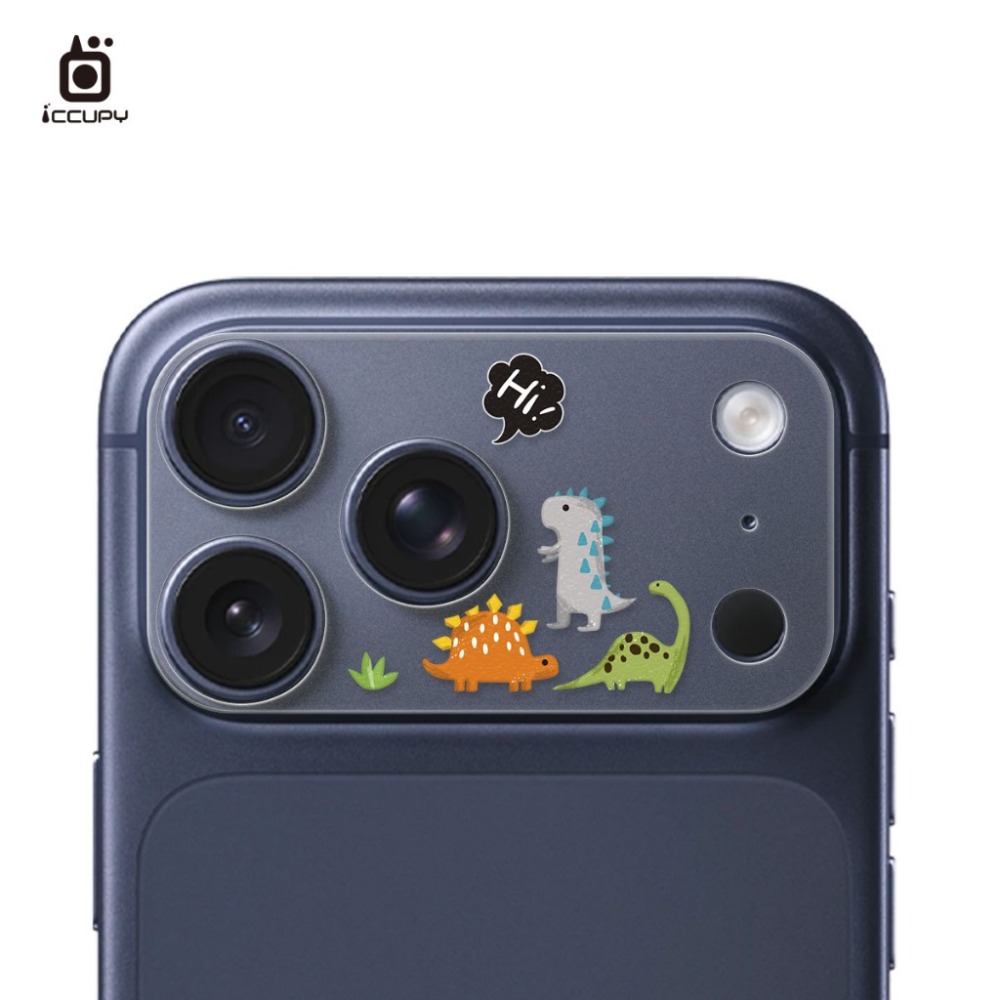 【INS可愛風】iphone17 pro系列 鏡頭底座(不含鏡頭)&logo區保護 鏡頭霧面底座保護貼-規格圖13