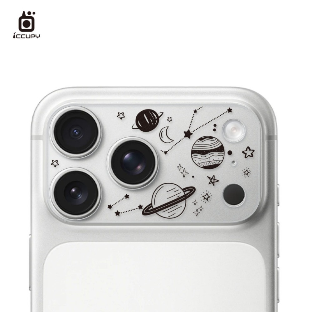 【INS可愛風】iphone17 pro系列 鏡頭底座(不含鏡頭)&logo區保護 鏡頭霧面底座保護貼-規格圖13