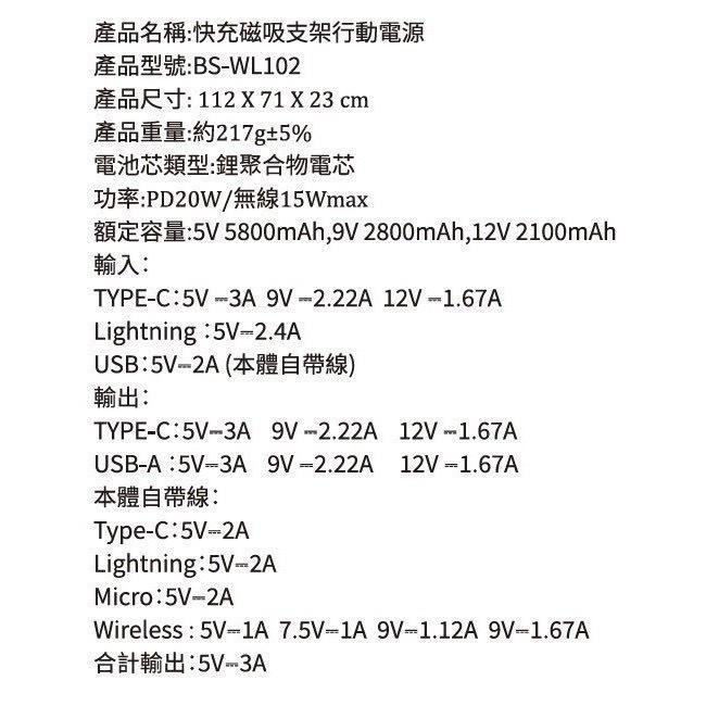 雙認證《NISDA10000 多工磁吸支架行動電源》大容量行動電源 自帶線行動電源 角架式行動電源 磁吸行動電源-細節圖7