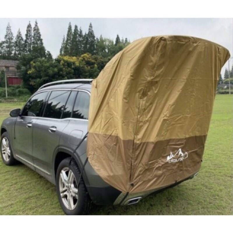 （第二代加厚材質 )天幕+車尾帳篷紗網蚊帳車宿車泊CRV RAV4 KUGA X-Trail  Outlander-細節圖2