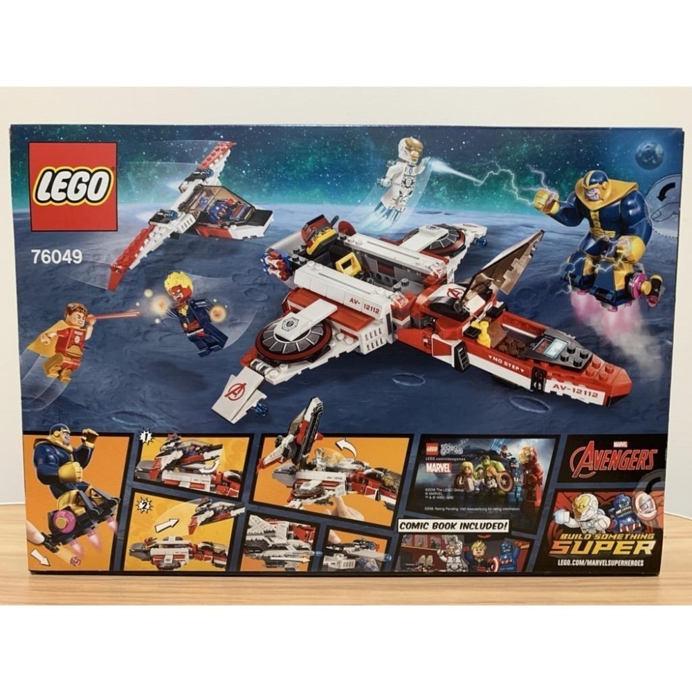 [WPT店鋪]LEGO 76049  薩諾斯 鋼鐵人 太空鋼鐵人 驚奇隊長-細節圖2