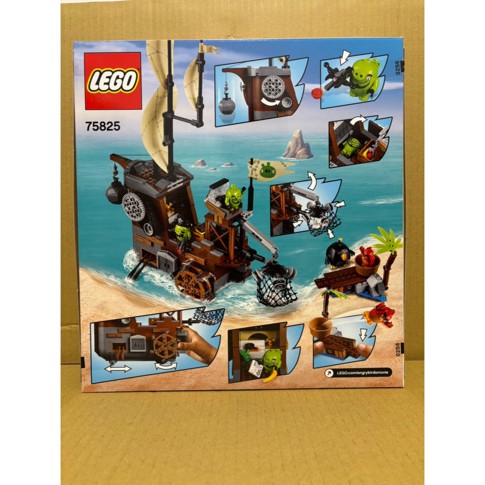 [WPT店鋪]LEGO 75825 憤怒鳥 豬豬海盜船(Piggy Pirate Ship)-細節圖2