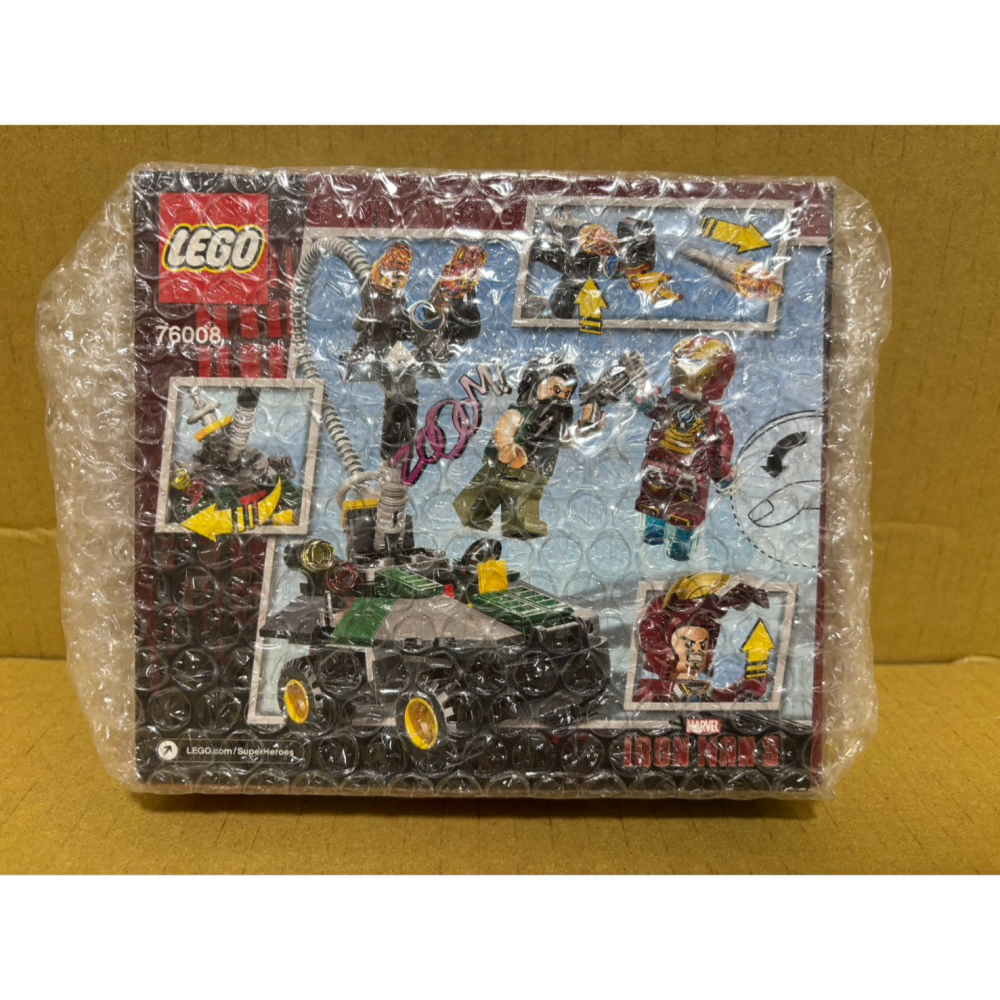 [WPT店鋪]LEGO 76008 Iron man vs. The mandarin 鋼鐵人 VS 滿大人-細節圖2