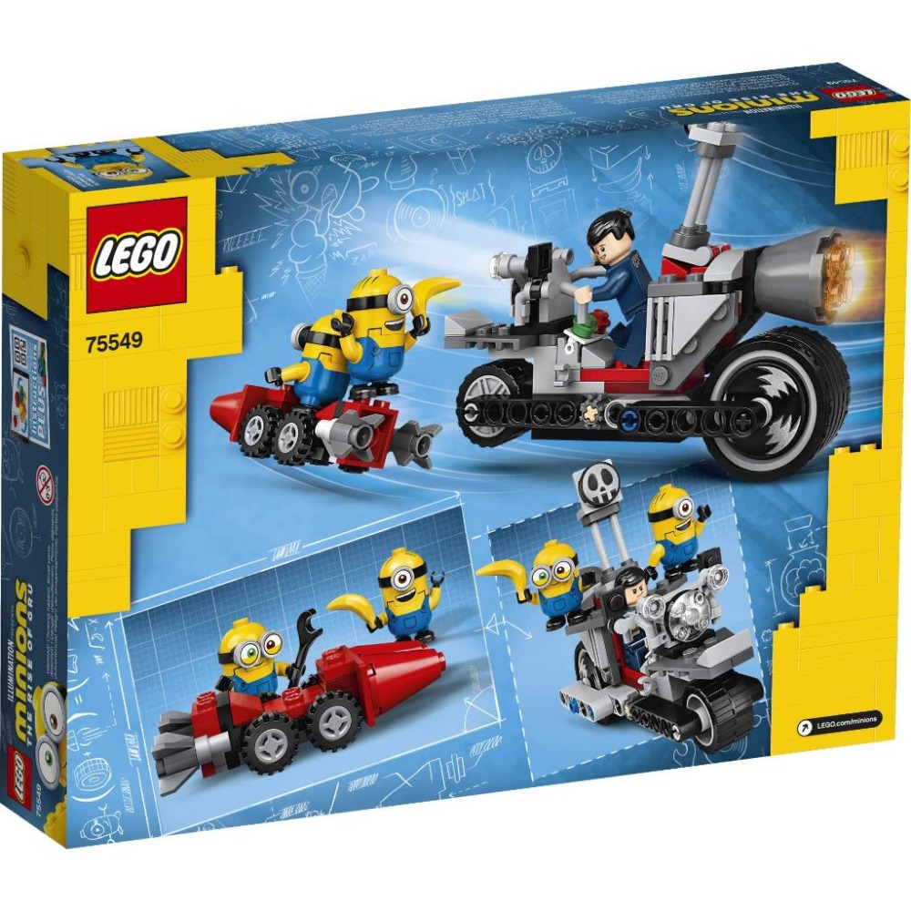 **LEGO** 正版樂高75549 小小兵 摩托車追逐 minions 全新未拆 現貨 台灣出貨-細節圖2