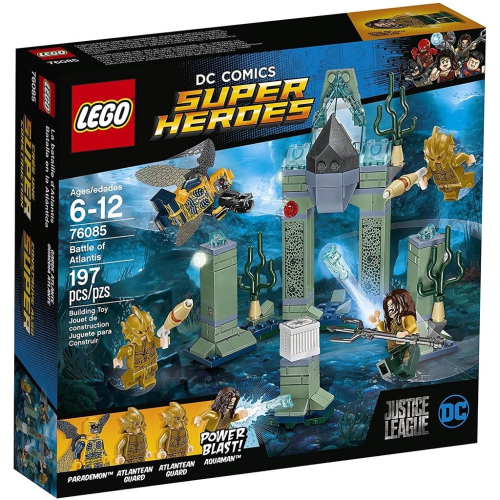 **LEGO** 正版樂高76085 超級英雄系列 水行俠 亞特蘭提斯之戰 全新未拆 現貨