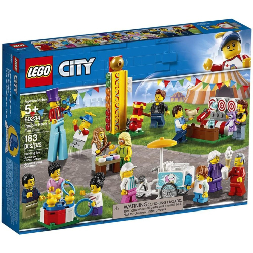 **LEGO** 正版樂高60234 City系列 遊樂園人偶組 全新未拆 現貨