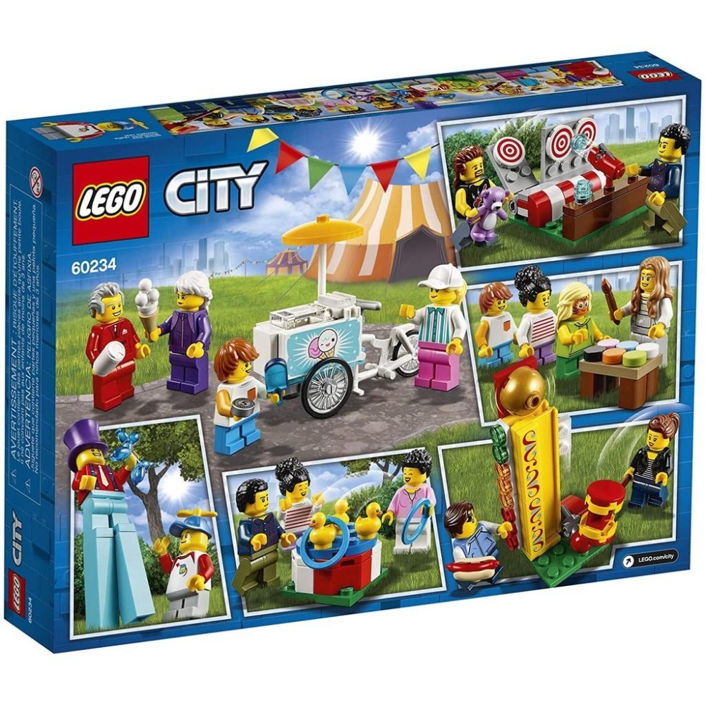 **LEGO** 正版樂高60234 City系列 遊樂園人偶組 全新未拆 現貨-細節圖2