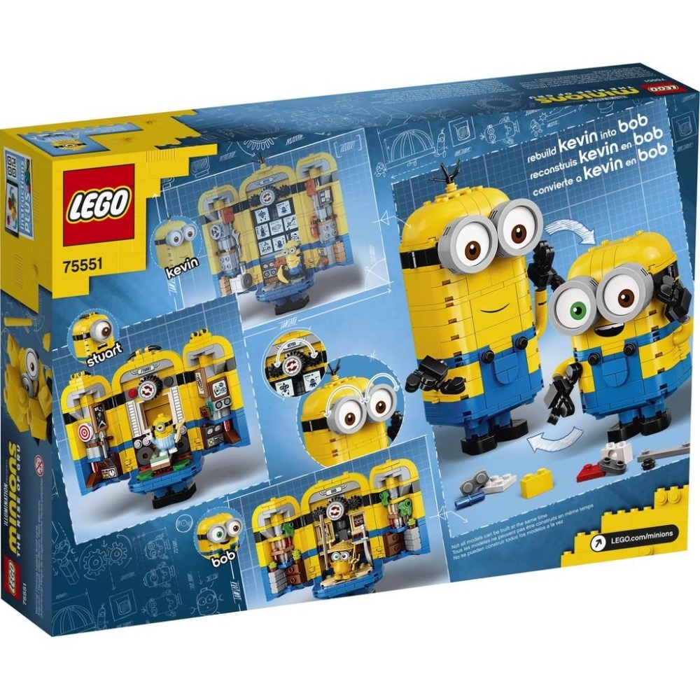 **LEGO** 正版樂高75551 凱文與史都華的秘密實驗基地 小小兵minions 全新未拆 現貨-細節圖2