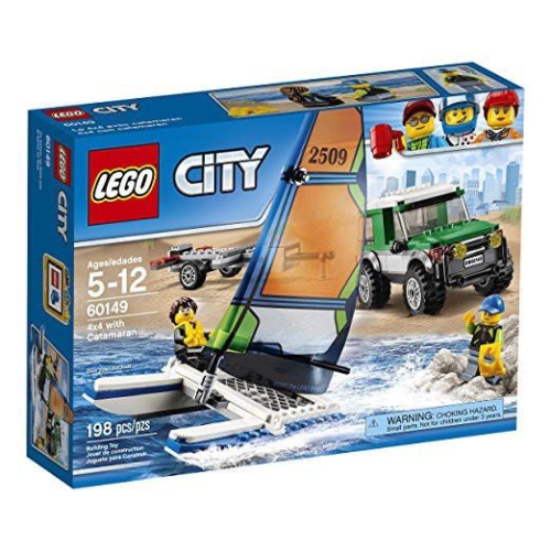 **LEGO** 正版樂高60149 City系列 4x4越野車和雙體帆船 全新未拆 現貨
