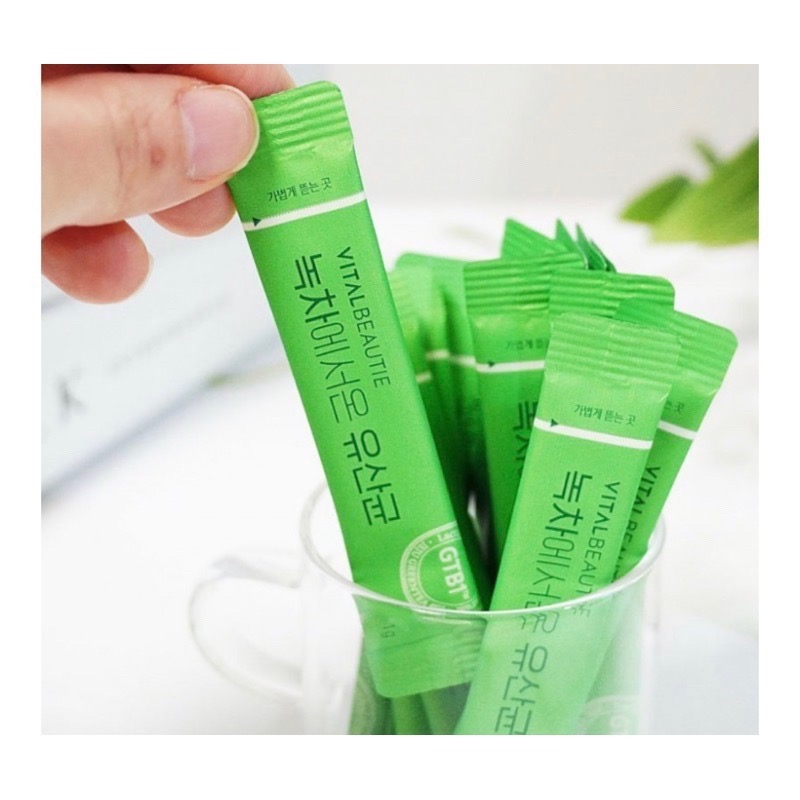 【預購】韓國VITALBEAUTIE綠茶益生菌粉60入 VB益生菌 綠茶乳酸菌 內可美 愛茉莉 宋慧喬代言-細節圖7