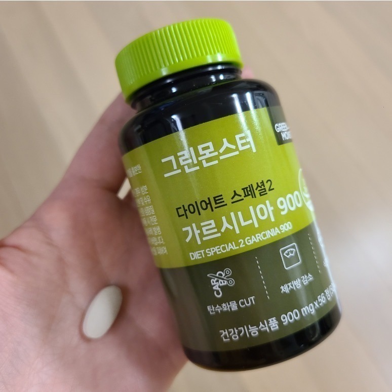 【預購/全新未拆封】Green Monster 藤黃果酵素錠900mg 112粒/瓶 八週份 飯前使用2粒 韓國熱銷-細節圖5