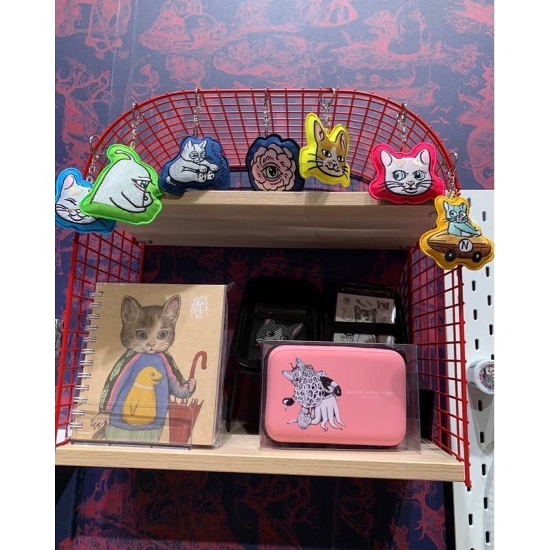 【展覽現貨/全新未拆封】樋口裕子Higuchi Yuko 刺繡鑰匙圈全7款 奇幻動物森林 限定周邊商品 吊飾 鑰匙圈-細節圖2