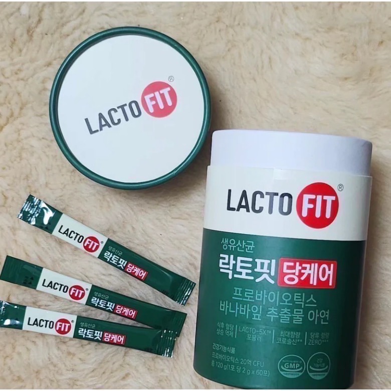 【預購】韓國鍾根堂LACTO-FIT無糖益生菌乳酸菌2gx60入 血糖護理 深綠版 抑制飯後血糖上升-細節圖3