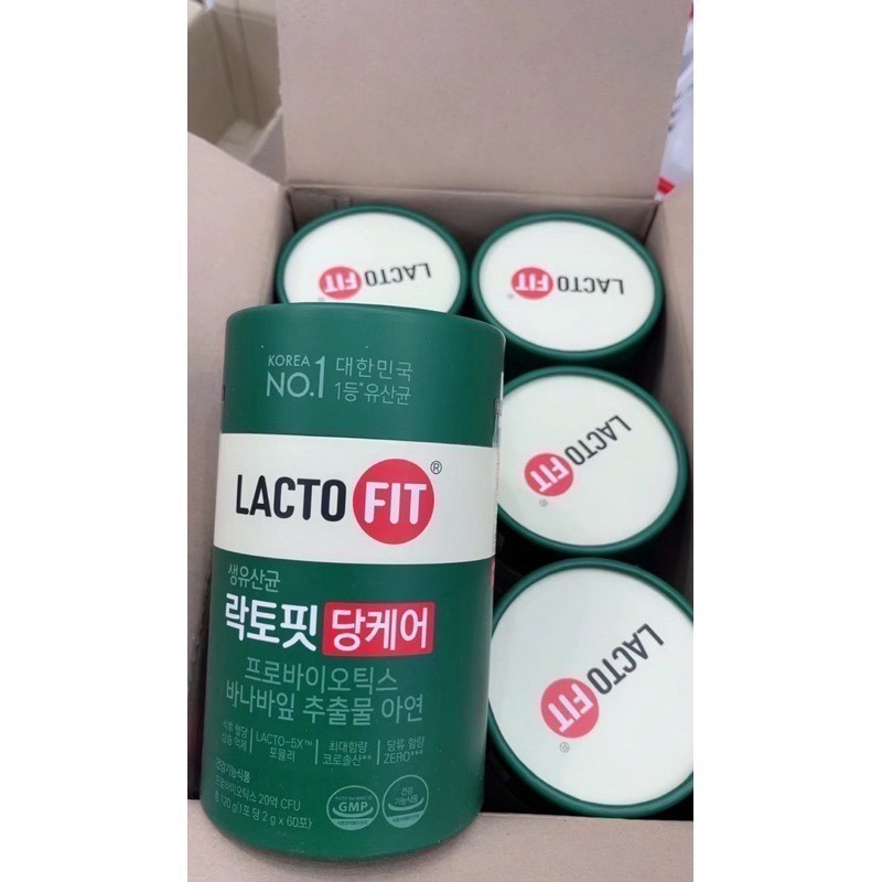 【預購】韓國鍾根堂LACTO-FIT無糖益生菌乳酸菌2gx60入 血糖護理 深綠版 抑制飯後血糖上升-細節圖7
