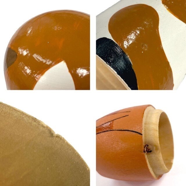 【貓現貨】日本代購Nein Marke手工木質俄羅斯娃娃 動物造型 狗派 猫派 超可愛 木製套娃 室內裝飾 雜貨 裝飾-細節圖9