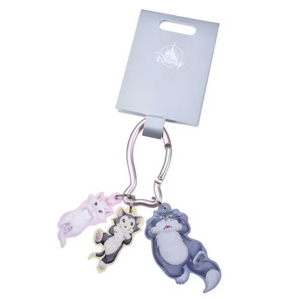 【現貨/全新未拆封】香港迪士尼代購 魯斯佛&瑪麗貓&費加洛鑰匙圈 爬山扣匙扣 吊飾  路西法 壞貓咪 Lucifer-細節圖5