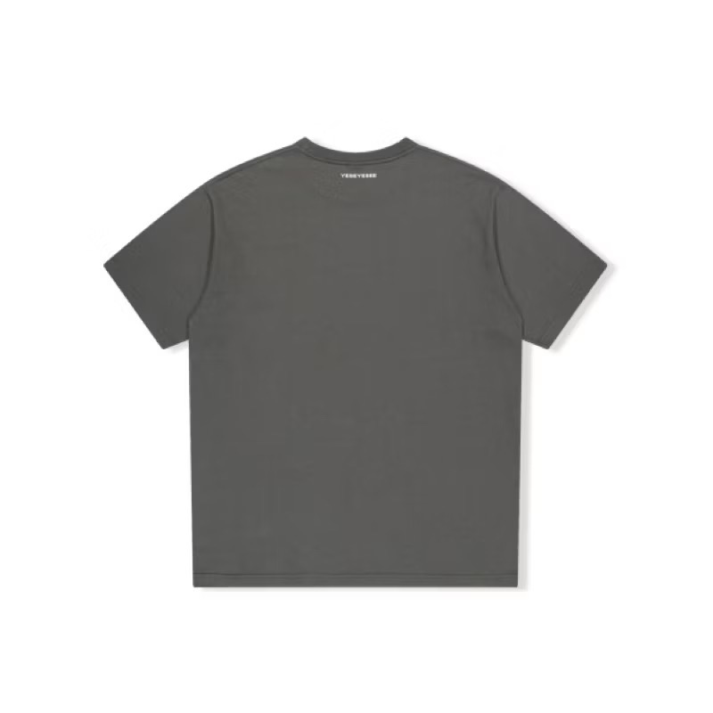 【現貨/全新未使用】韓國yeseyesee 短袖T恤 T-shirt 深灰色 L尺碼 韓國潮牌 棉100% 寬鬆版型-細節圖5