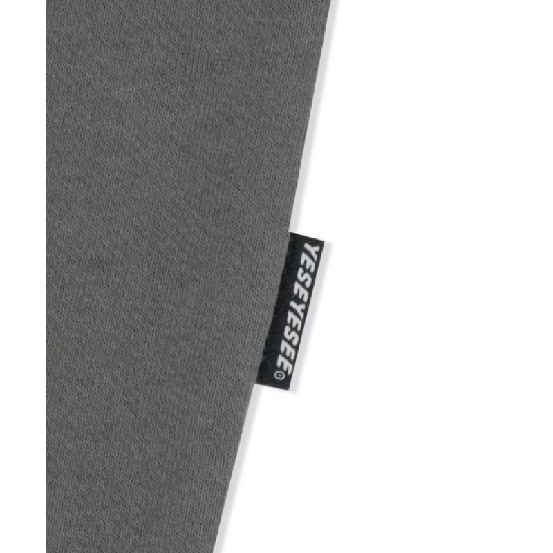 【現貨/全新未使用】韓國yeseyesee 短袖T恤 T-shirt 深灰色 L尺碼 韓國潮牌 棉100% 寬鬆版型-細節圖9